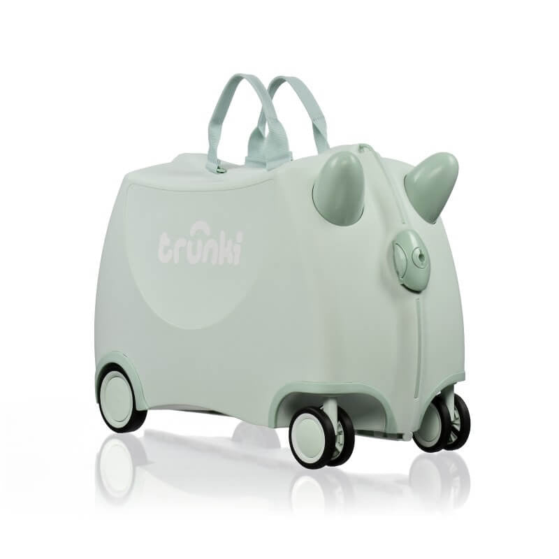 Trunki Glide Ride-on Luggage - Solid Green