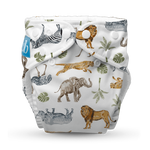Charlie Banana 1 Pack - Reusable Cloth Diaper One Size - Wildlife