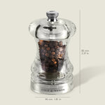 Cole & Mason 125 Capstan 85mm/ 3.25in Acrylic Salt Mill