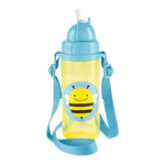 Skip Hop Zoo Straw Bottle with Shoulder Strap