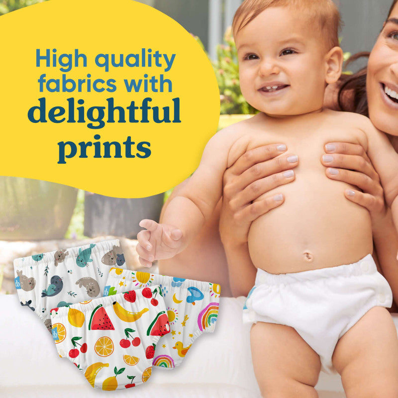 Charlie Banana Reusable Swim Diaper Snaps - Hello Sunshine