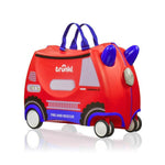 Trunki Glide Ride-on Luggage - Frank the Firetruck