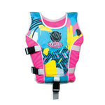 Wahu Swim Vest - Pink/Yellow - Small (2-3 yrs, 15-25kg)