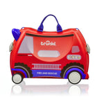 Trunki Glide Ride-on Luggage - Frank the Firetruck