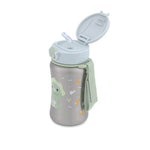 Skip Hop Besties Squad Stainless Steel Straw Bottle - Dino