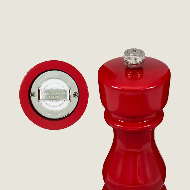 Cole & Mason London 180mm/ 7in Red Gloss Gift Set