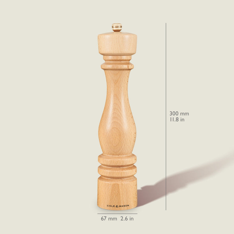 Cole & Mason London 220mm/ 8in Natural Beech Gift Set