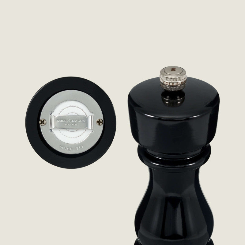 Cole & Mason London 180mm/ 7in Black Gloss Gift Set