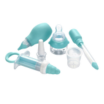 Nuby Medical Kit on Card - Nasal Aspirator Set, Medi Nurser, Medi Syringe, and Medi Dropper