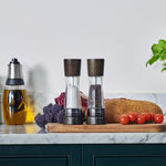 Cole & Mason Derwent 190mm/ 7.5in Black Wood Salt&Pepper Gift Set (Filled)