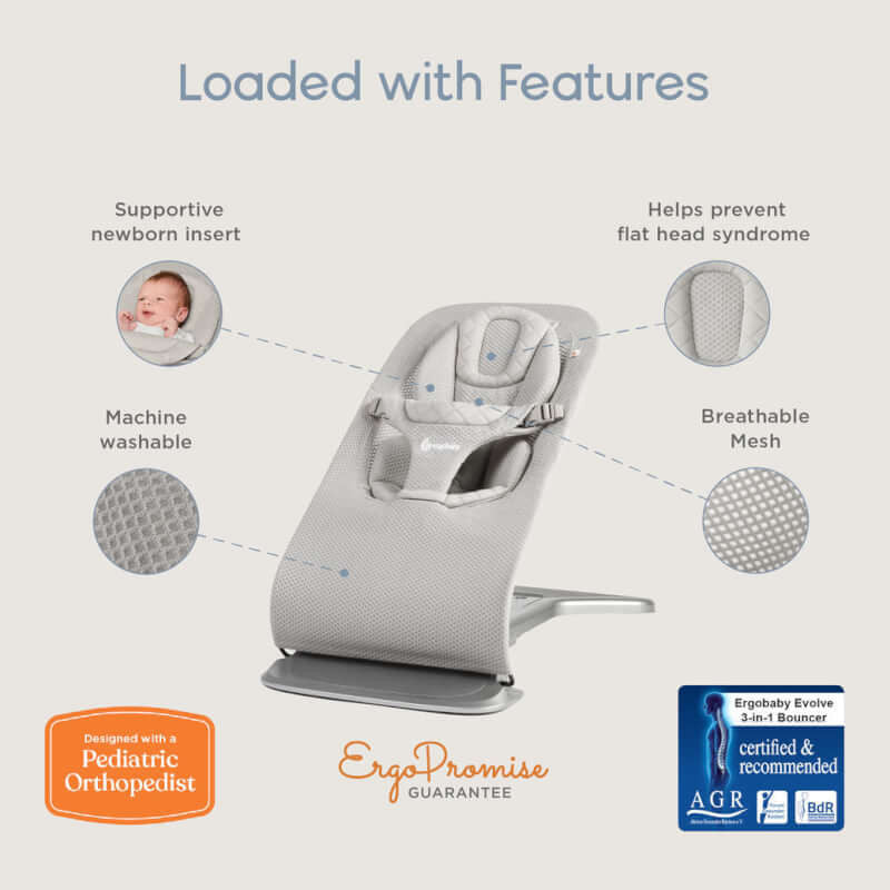 Ergobaby Evolve 3-in-1 Bouncer Mesh