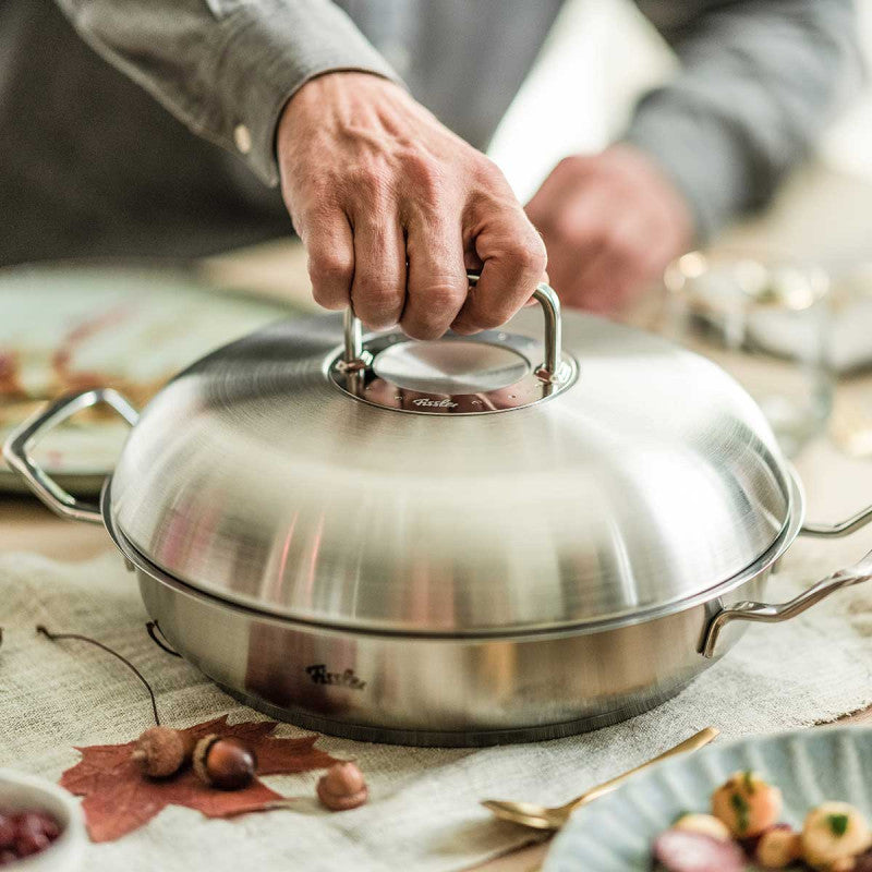 Fissler Original-Profi Stainless Steel Serving Pan W/Lid