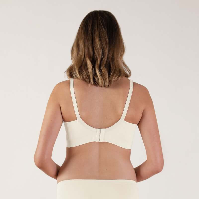 Bravado Designs Body Silk 無縫永續哺乳胸罩 - 復古白