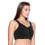 Cantaloop Pregnancy Bra (Black with Purple)