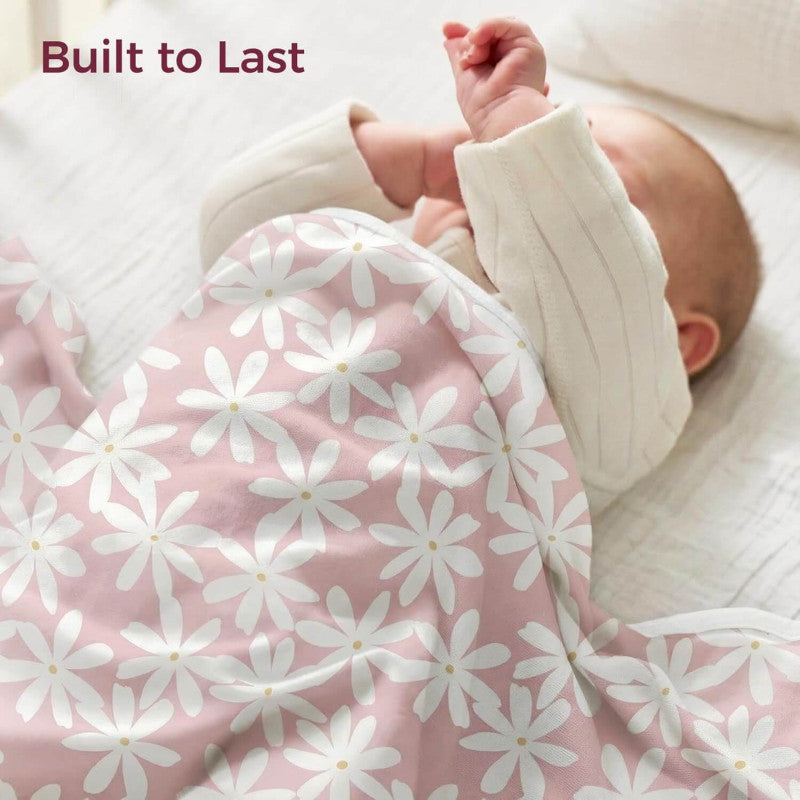 Momcozy Hooded Baby Towel Ultra Soft 2 in a pack - Bloom Bliss XL 90 X 90cm