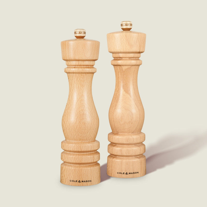 Cole & Mason London 220mm/ 8in Natural Beech Gift Set