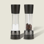 Cole & Mason Derwent 190mm/ 7.5in Black Wood Salt&Pepper Gift Set (Filled)