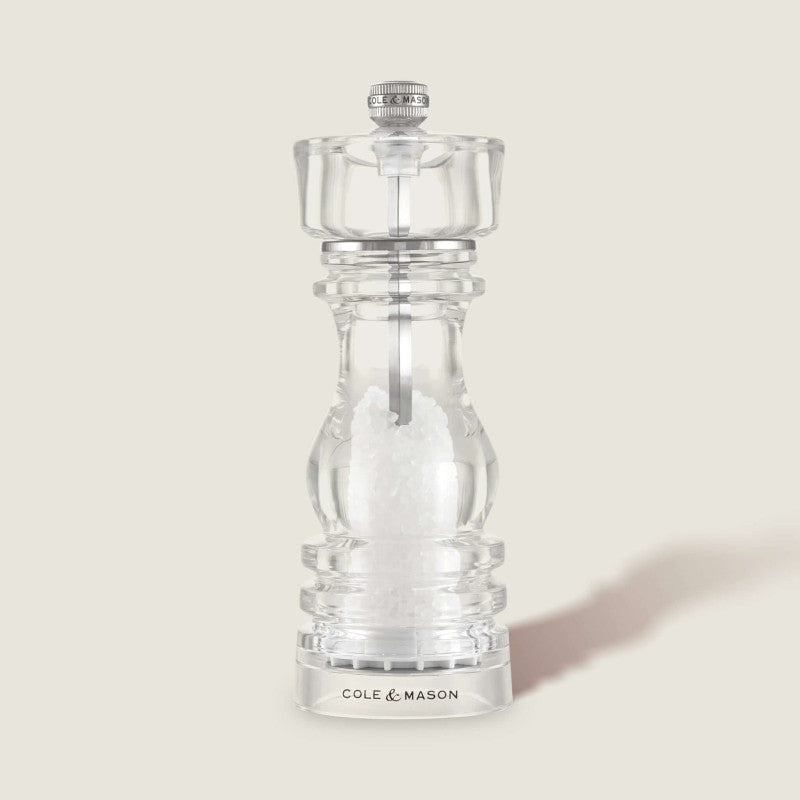Cole & Mason London 180mm/ 7in Acrylic Salt Mill