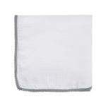 Malabar Baby Bamboo Pom Pom Swaddle - Grey