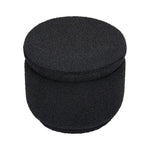 Babyletto Enoki Storage Ottoman - Black Boucle