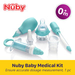 Nuby Medical Kit on Card - Nasal Aspirator Set, Medi Nurser, Medi Syringe, and Medi Dropper