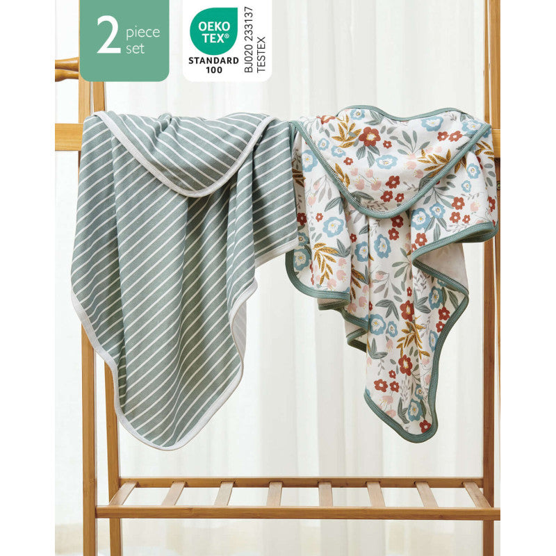 Momcozy Hooded Baby Towel Soft 2 in a pack - Petite Blossom