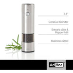 AdHoc Electric Pepper & Salt Mill Stainless Steel/Acrylic