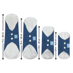 Charlie Banana 3 Feminine Pads Super+ Dark Blue