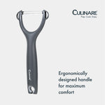 Culinare Safety Straight Y Peeler Grey