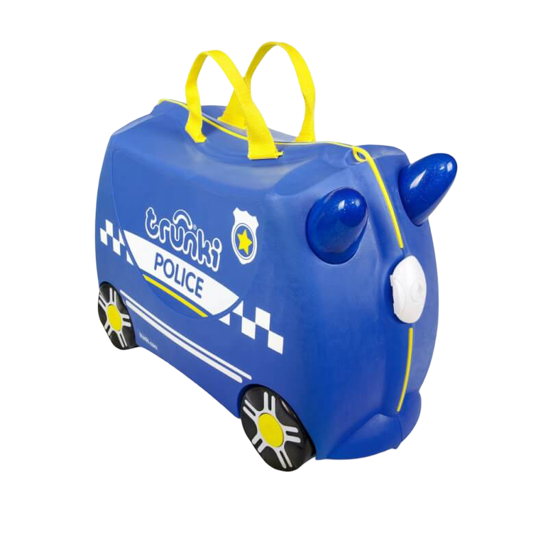 Trunki 兒童騎乘式行李箱 - 警車