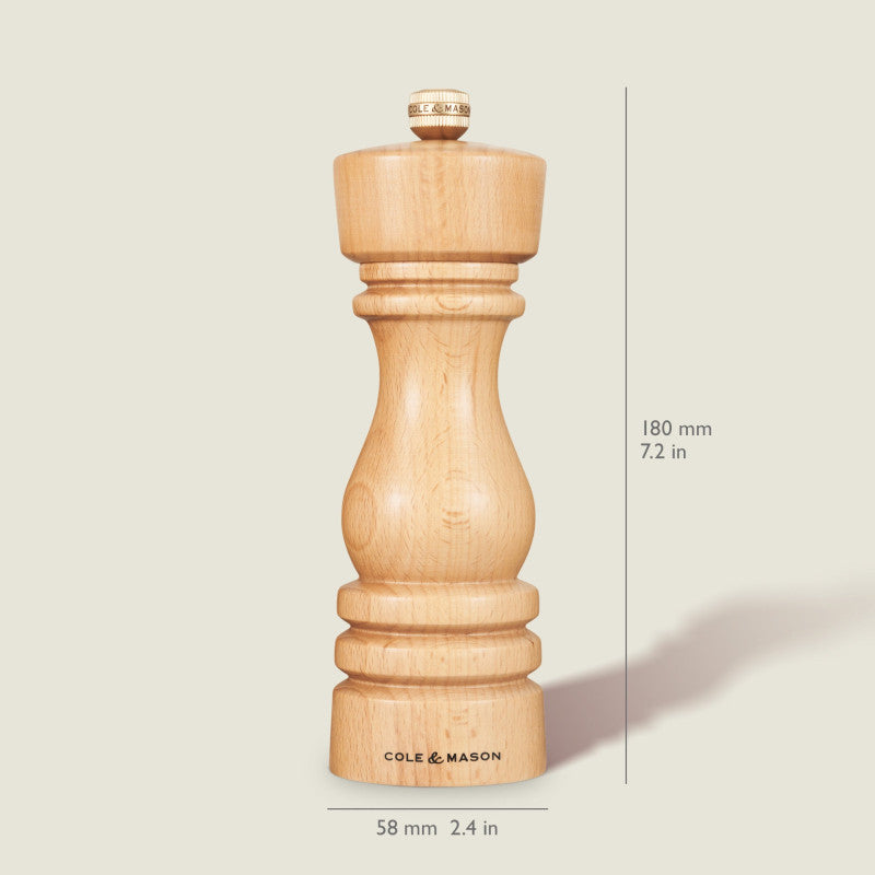 Cole & Mason London 220mm/ 8in Natural Beech Gift Set