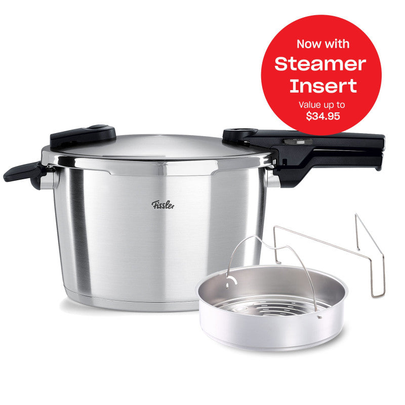 Fissler Vq Premium Pressure Cooker 26cm/8l W/Perforated Insert