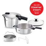 Fissler Vq Premium Pressure Cooker 22cm/6l+3.5l W/Perforated Insert