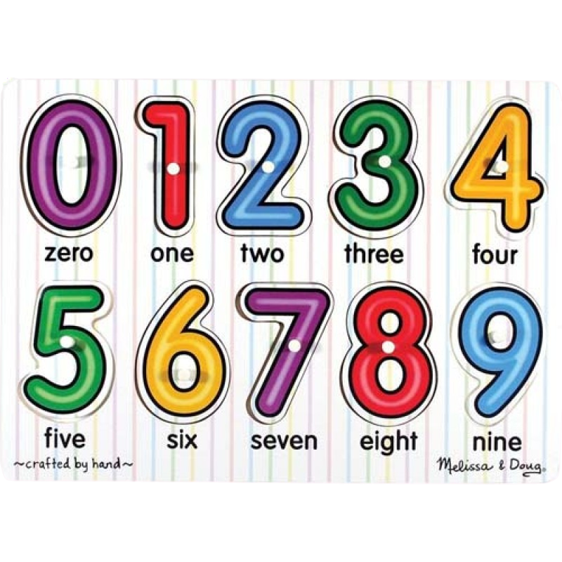 Melissa &amp; Doug 透明數字