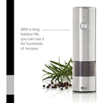 AdHoc Electric Pepper & Salt Mill Stainless Steel/Acrylic