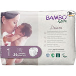 Bambo Nature Premium Baby Diapers - Size 1 (2-4kg) 36s