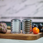 Cole & Mason Beehive 70mm/ 2.75in Clear Acrylic Shakers Box Set
