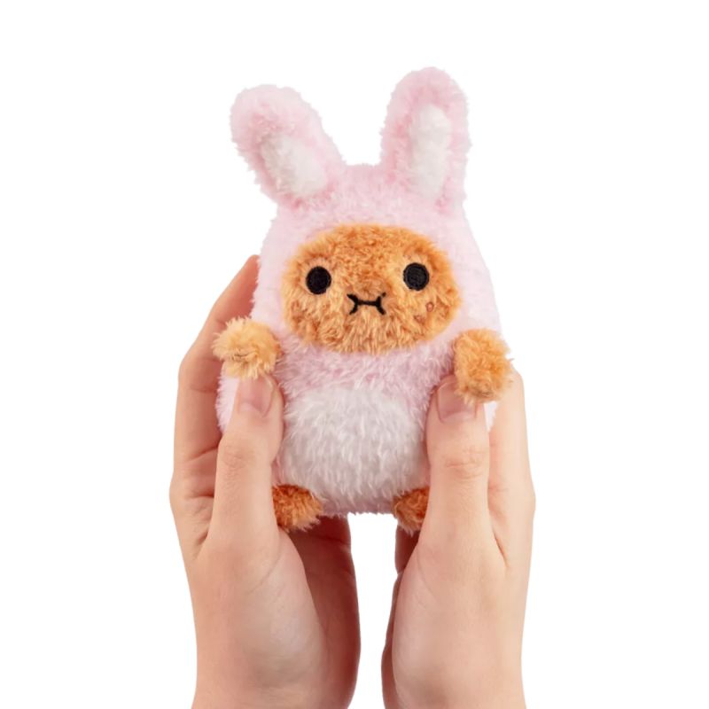 Noodoll 薯仔家族 Ricespud 兔兔薯（粉紅）迷你坐姿毛絨玩具