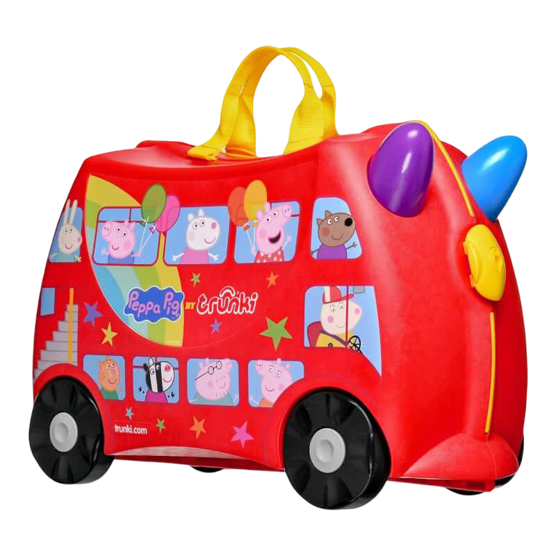 Trunki 兒童騎乘式行李箱 - 小豬佩奇