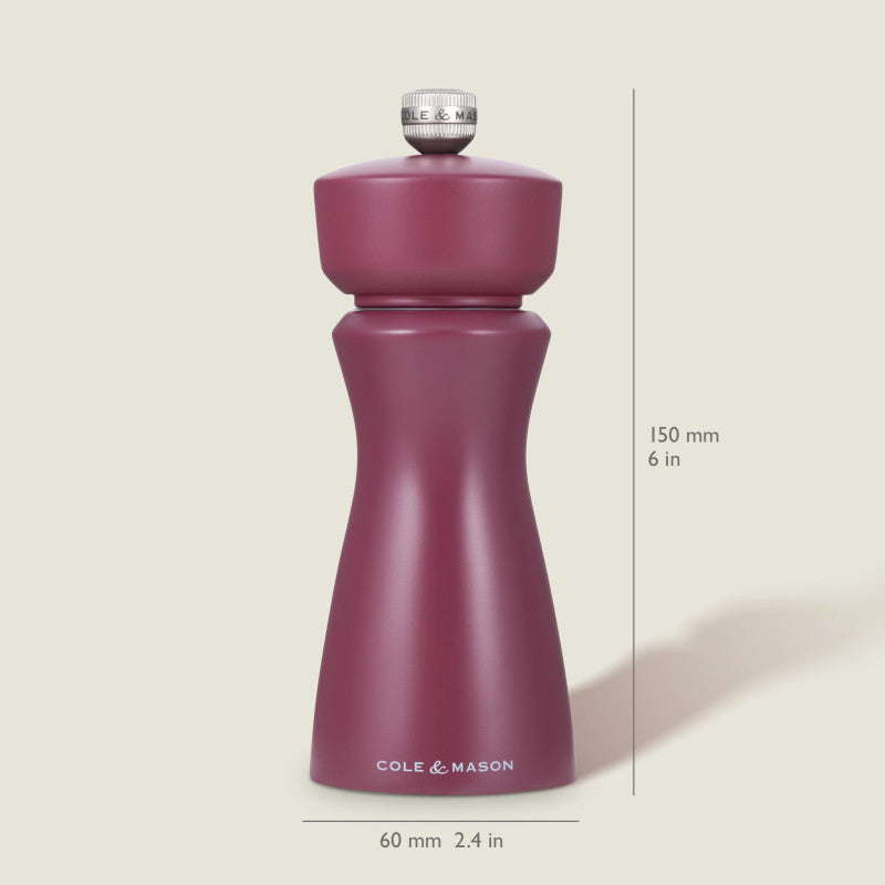 Cole & Mason Kenton 150mm/ 6in Sichuan Pepper Salt & Pepper Mill (Unfilled)