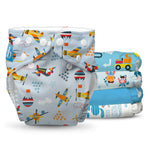 Charlie Banana 5 Pack - Reusable Cloth Diapers One Size - Marvelous Adventures
