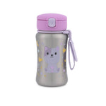Skip Hop Besties Squad Stainless Steel Straw Bottle - Cat