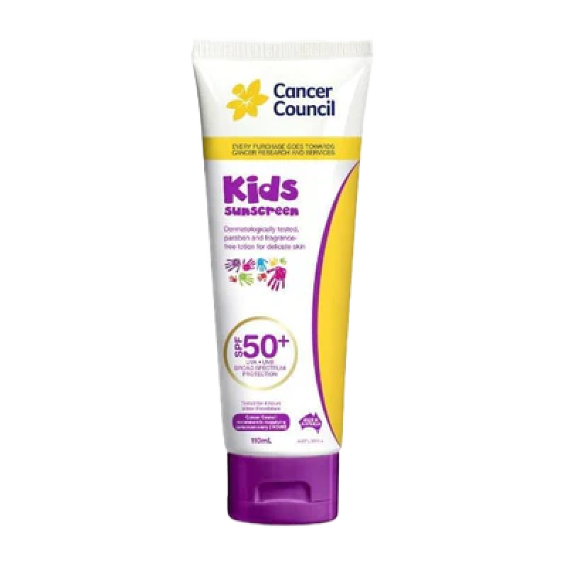 Cancer Council Kids Sunscreen SPF50+ 110ml Tube