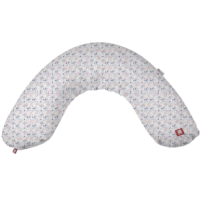 Red Castle | Cocoonababy Big Flopsy Maternity and Nursing Pillow - Jersey, Blossom