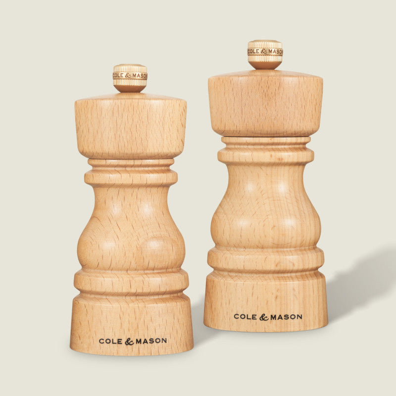 Cole & Mason London 220mm/ 8in Natural Beech Gift Set