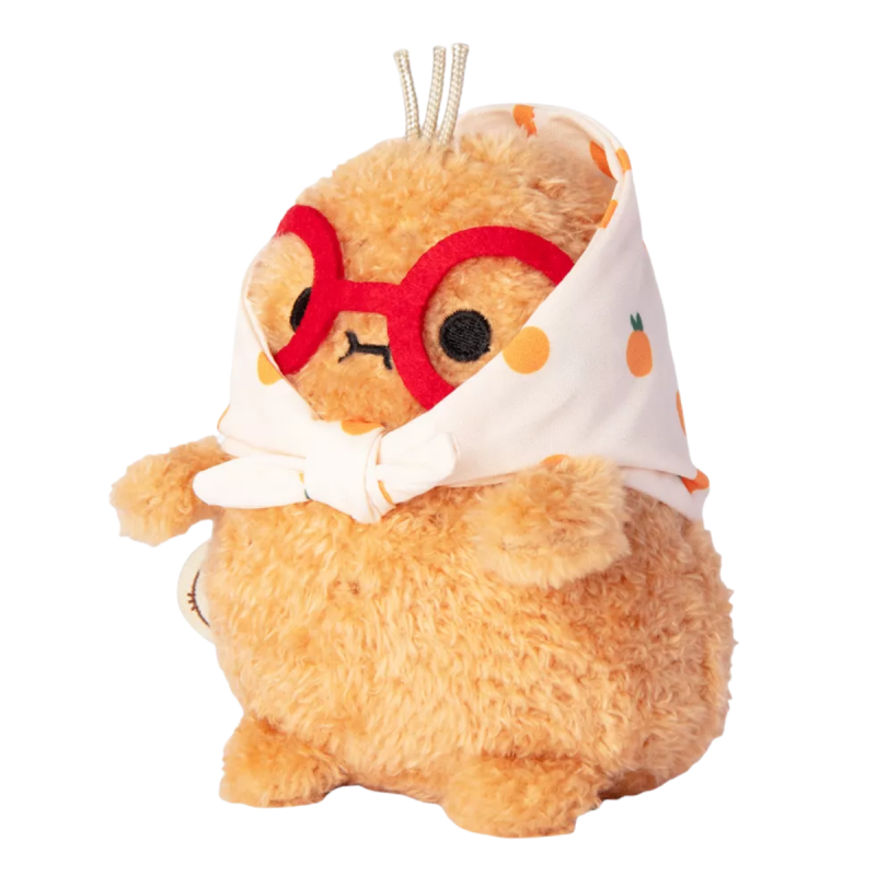 Noodoll Orange Grandma Ricespud Mini Sitting Plush Toy