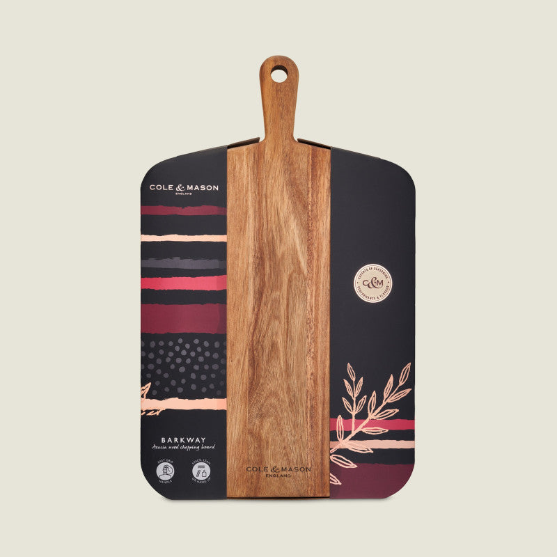 Cole & Mason Barkway Acacia Large Board W/Handle 52x32x2cm