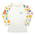 Charlie Banana Rash Guard White + Hello Sunshine