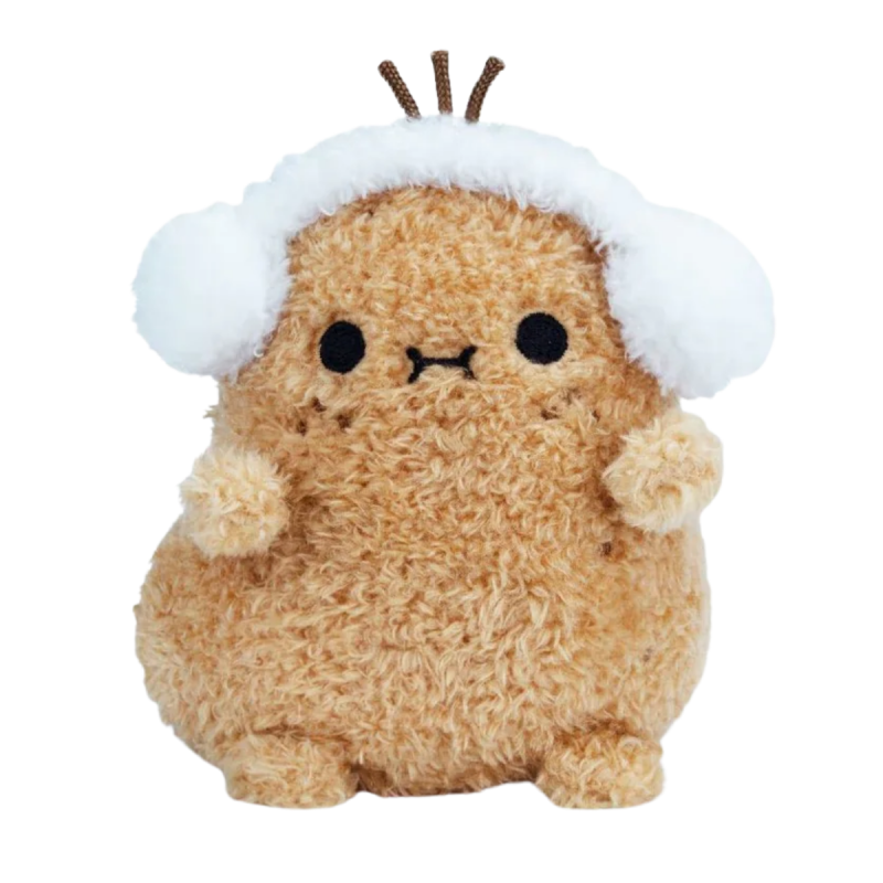 Noodoll Froty - 藍色圍巾 Ricespud 迷你坐姿毛絨玩具（限量版）