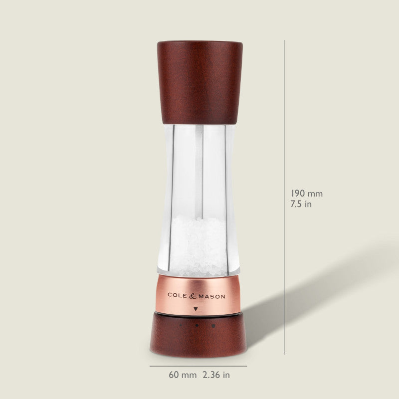 Cole & Mason Derwent 190mm/ 7.5in Chestnut Rose Gold Gift Set